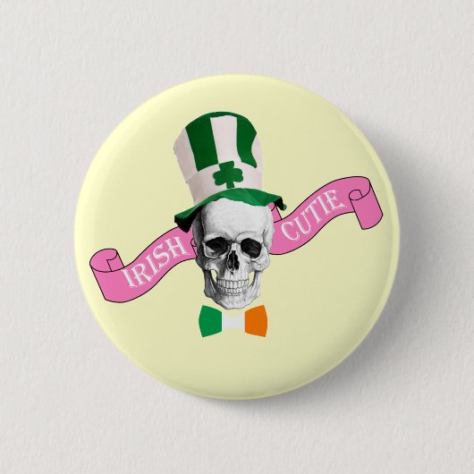 Tag der irischen Süsse St Patrick Button (Vorderseite)