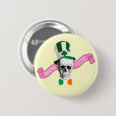 Tag der irischen Süsse St Patrick Button (Vorne & Hinten)