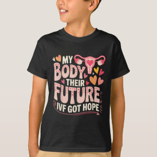 Tag der IVF-Übertragung Leihmutterschaft Schwanger T-Shirt