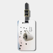 Tag der Kaffeezeit Gepäckanhänger (Vorderseite vertikal)