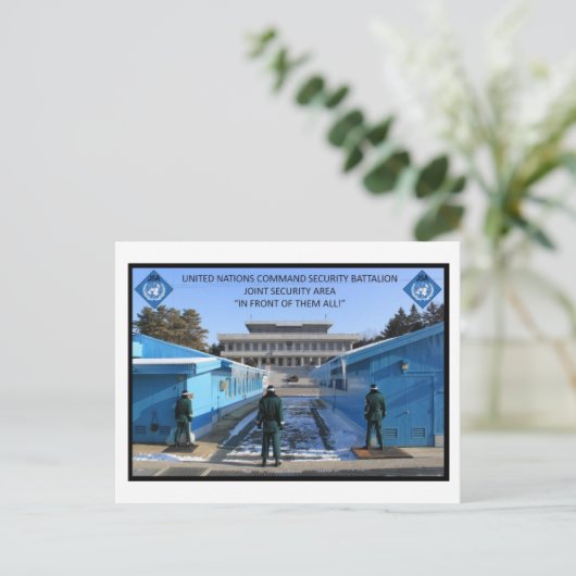 Tag der Kälte Postkarte (Stehend Vorderseite)