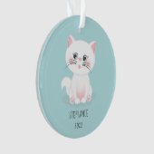 Tag der Katzenreinigung Ornament (Vorderseite)