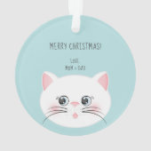 Tag der Katzenreinigung Ornament (Rückseite)