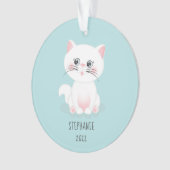 Tag der Katzenreinigung Ornament (Vorderseite)
