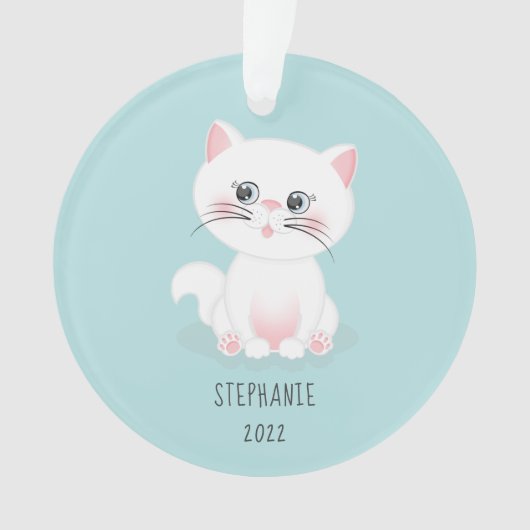 Tag der Katzenreinigung Ornament (Vorderseite)
