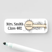 Tag der klassischen Bezeichnung in der Schule Namensschild (Beispiel)