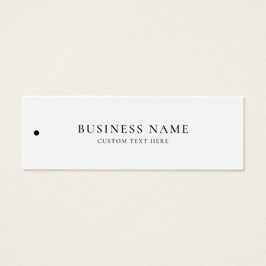 Tag der Kleidung für das Firmenzeichen (Vorderseite)