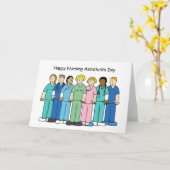 Tag der Krankenpfleger - Juni Karte (Gelbe Blume)