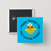 Tag der Krankenschwester Button (Vorne & Hinten)