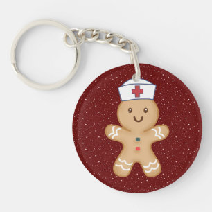 Tag der Krankenschwester Mutter Dankeschön Rotes-K Schlüsselanhänger