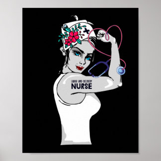 Tag der Krankenschwestern für Arbeit und Krankenpf Poster