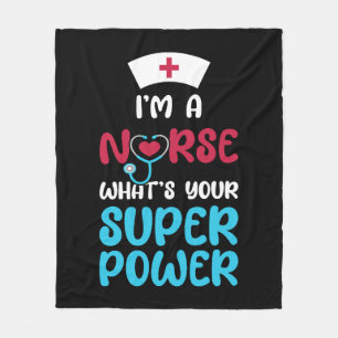 Tag der Krankenschwestern und Krankenschwestern. D Fleecedecke