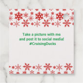 Tag der Kreuzfahrt Geschenkanhänger (Rückseite)