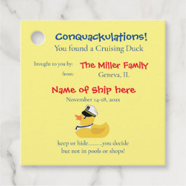 Tag der Kreuzfahrt Geschenkanhänger