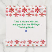 Tag der Kreuzfahrt Geschenkanhänger (Rückseite)