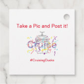 Tag der Kreuzfahrt Geschenkanhänger (Rückseite)