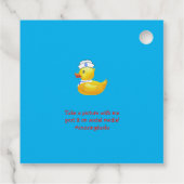 Tag der Kreuzfahrt Geschenkanhänger (Rückseite)