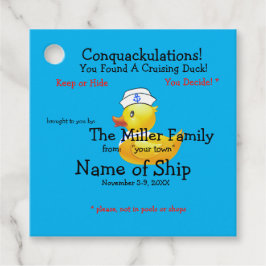 Tag der Kreuzfahrt Geschenkanhänger