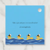 Tag der Kreuzfahrt Geschenkanhänger (Rückseite)