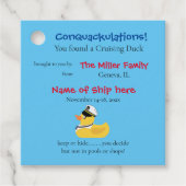 Tag der Kreuzfahrt Geschenkanhänger (Vorderseite)