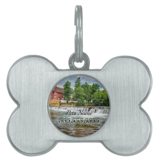 Tag der Kriegsherzmühle und Wasserfall Tiermarke (Vorderseite)