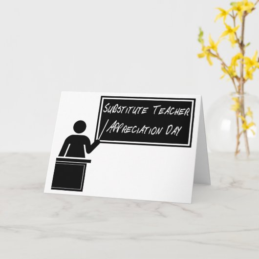 Tag der Lehrerbewertung Karte (Gelbe Blume)