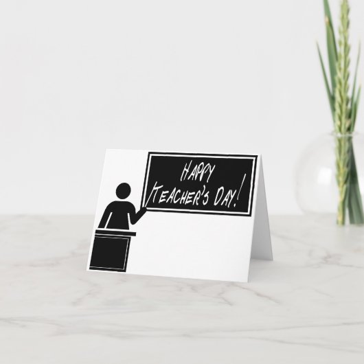 Tag der Lehrerbewertung Karte (Vorderseite)