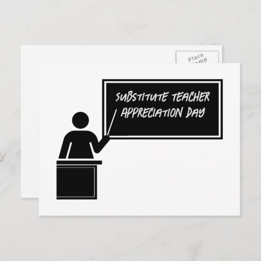 Tag der Lehrerbewertung Postkarte (Vorne/Hinten)