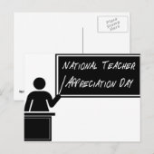 Tag der Lehrerbewertung Postkarte (Vorne/Hinten)
