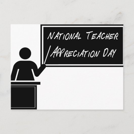 Tag der Lehrerbewertung Postkarte (Vorderseite)