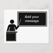 Tag der Lehrerbewertung Postkarte (Vorderseite)