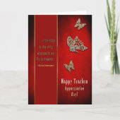 Tag der Lehrerbewertung - Shakespeare-Zitat Karte (Vorderseite)