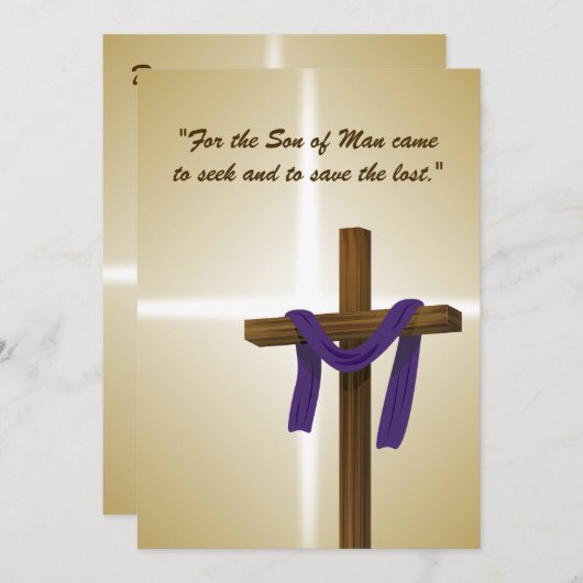 Tag der Lila Wiederauferstehung des Osters (Vorne/Hinten)