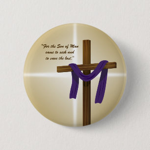 Tag der Lila Wiederauferstehung des Osters Button