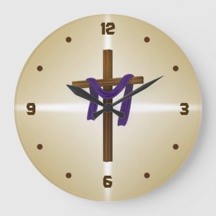 Tag der Lila Wiederauferstehung des Osters Große Wanduhr