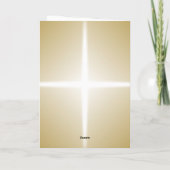 Tag der Lila Wiederauferstehung des Osters Karte (Rückseite)