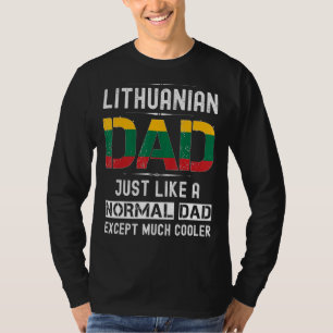 Tag der litauischen Vater-Väter Litauen Flaggen Mä T-Shirt