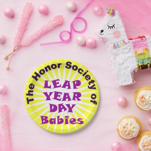 Tag der Logosprünge Pappteller (Party)