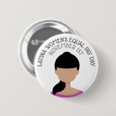Tag der Lohngleichheit für Frauen 1. November Button (Vorne & Hinten)