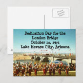 Tag der London Bridge Dedication Postkarte (Vorne/Hinten)