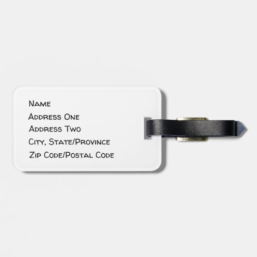 Tag der Londoner Post Gepäckanhänger (Rückseite horizontal)