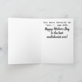 Tag der lustigen Mütter Karte (Innenseite)