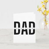 Tag der lustigen Väter Karte (Gelbe Blume)