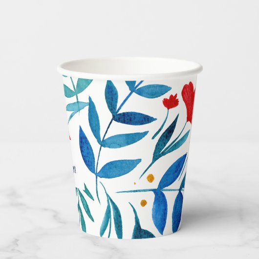 Tag der Magischen Gartenmutter Pappbecher (Rückseite)