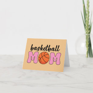 Tag der Mama Basketball Dankeskarte