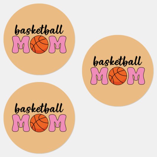 Tag der Mama Basketball Etiketten (Gruppe)