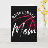 Tag der Mama Basketball Karte (Gelbe Blume)