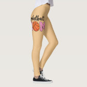 Tag der Mama Basketball Leggings (Rechts)