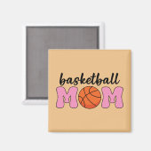 Tag der Mama Basketball Magnet (Vorderseite/Rückseite)