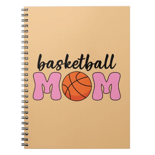 Tag der Mama Basketball Notizblock (Vorderseite)
